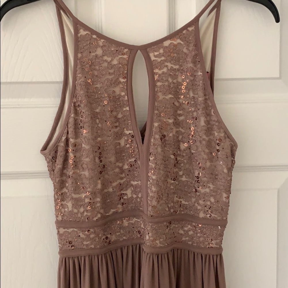 Beige gown